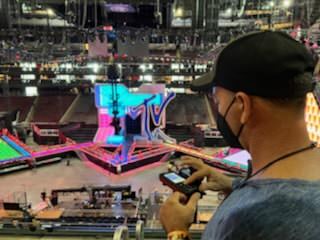 TruPoint 300 used by spidercam